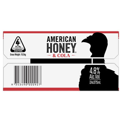 Wild Turkey American Honey Cola Can 375mL Carton 24 | undefined