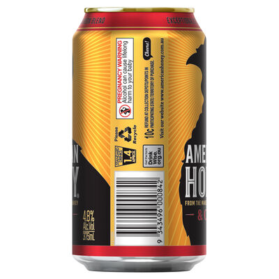 Wild Turkey American Honey Cola Can 375mL Each | Liquorland