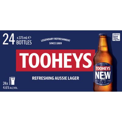 Tooheys New Bottle 375mL Carton 24 | Liquorland